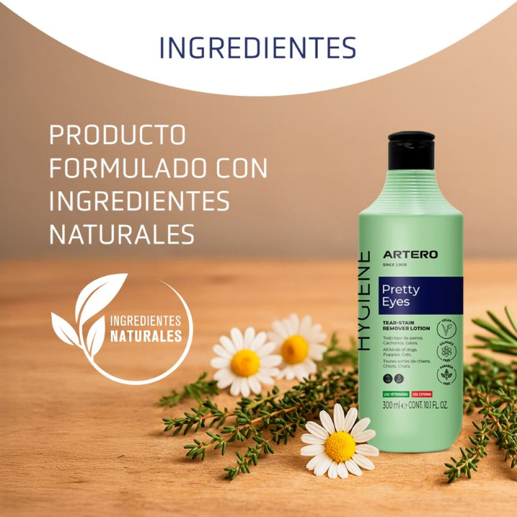 Artero - Pretty Eyes - Limpiador Lagrimal Para Perros y Gatos 300ml