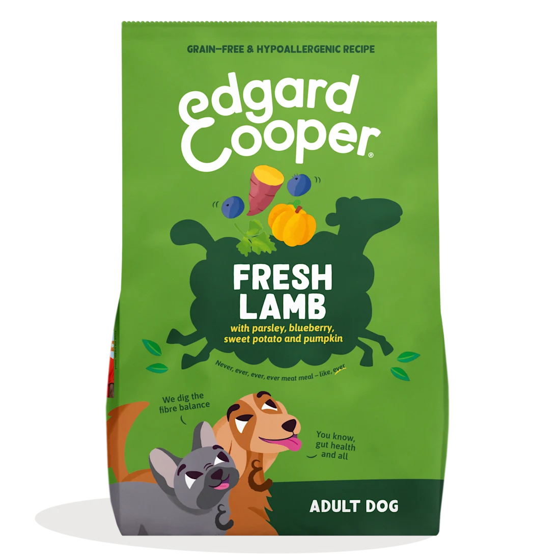 Pienso Edgard&Cooper Cordero fresco sin cereales 2,5kg