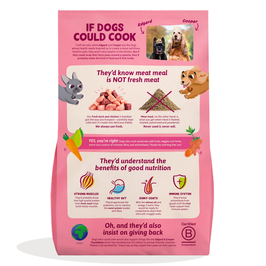 Pienso Edgard&Cooper Cachorro Pato y Pollo Frescos 2,5kg