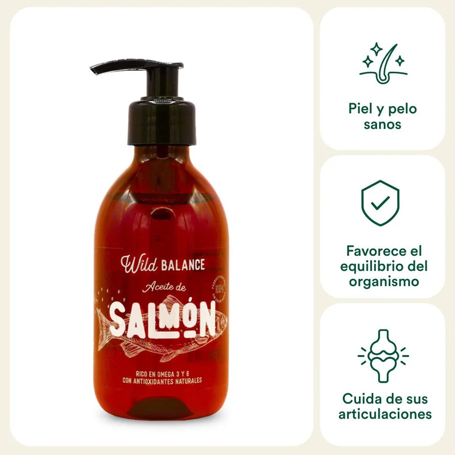 Aceite natural de salmón noruego Wild Balance