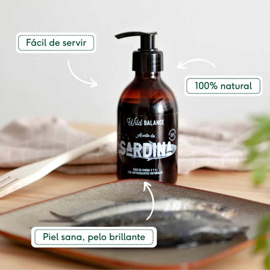 Aceite natural de sardina Wild Balance