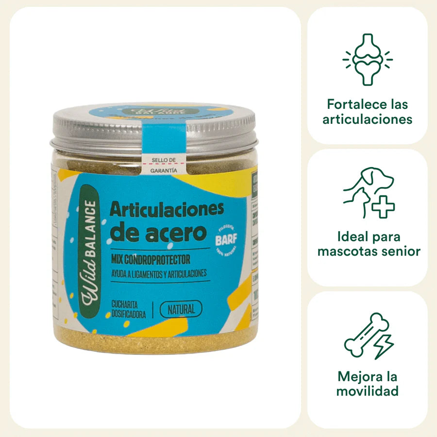 ARTICULACIONES DE ACERO Condroprotector natural Wild Balance