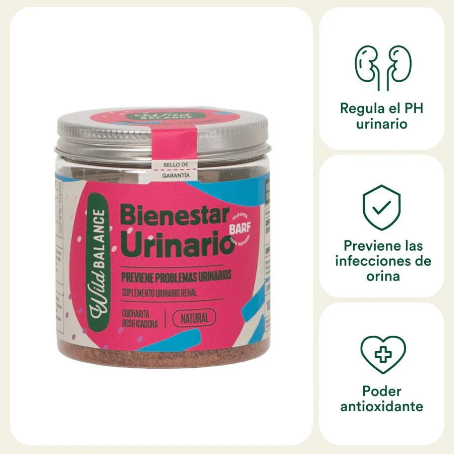 BIENESTAR URINARIO Suplemento para prevenir las infecciones de orina Wild Balance