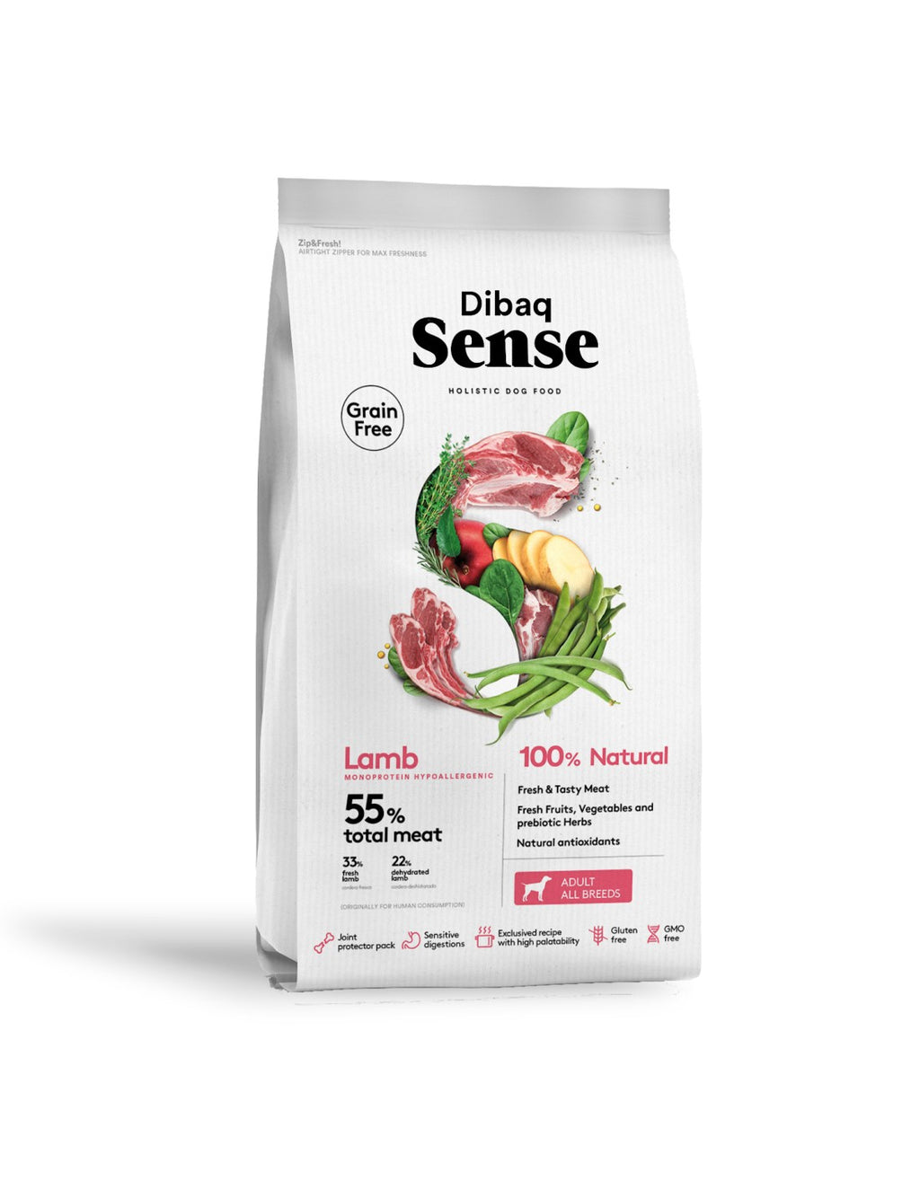 Dibaq Sense Grain Free Cordero 2kg