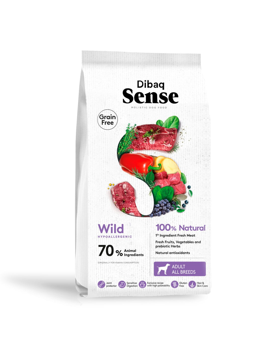 Dibaq Sense Grain Free Jabalí y Ciervo 2kg