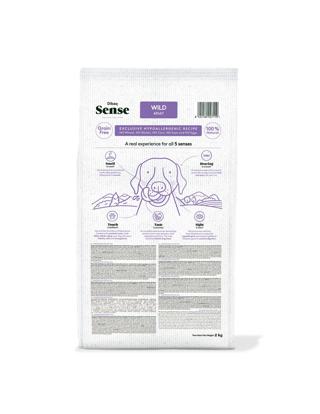 Dibaq Sense Grain Free Jabalí y Ciervo 2kg