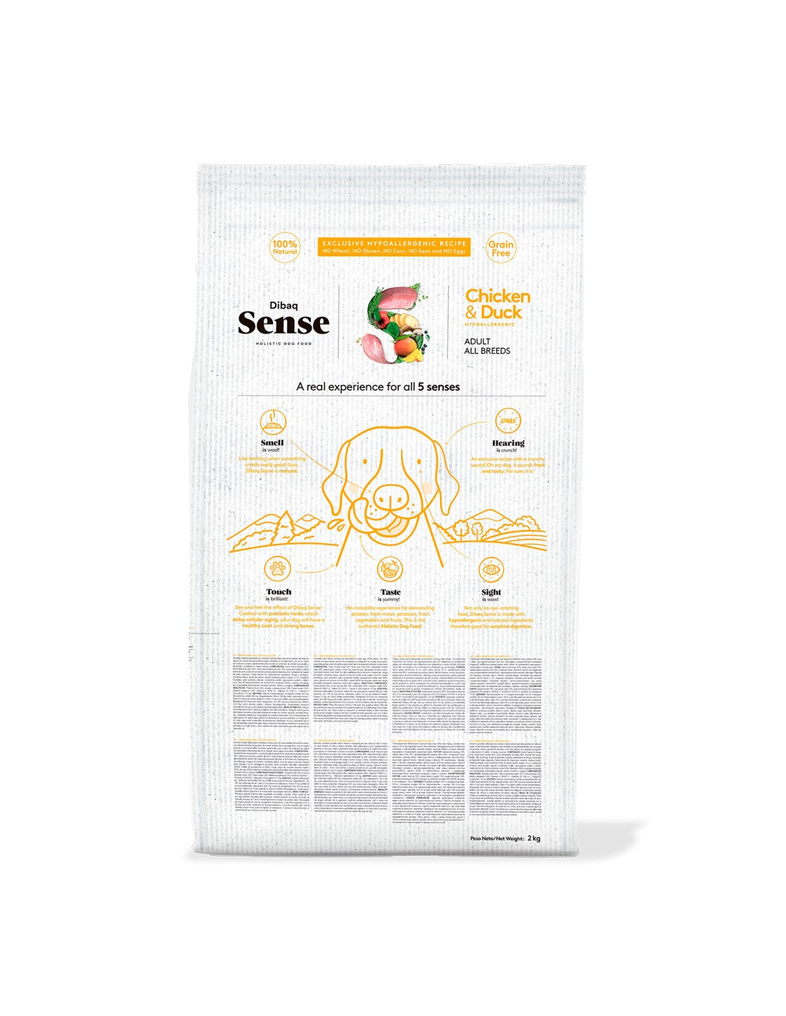 Dibaq Sense Grain Free Pollo y Pato 2kg